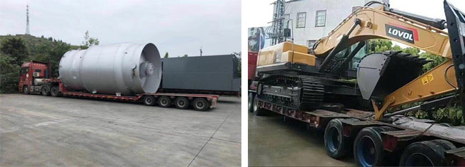 大型壓路機(jī)、挖掘機(jī)、裝載機(jī)、履帶吊等工程機(jī)械專用運輸車